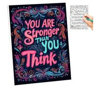 Libro da colorare Rilassamento - Libro da colorare per adulti | Frasi positive per adulti Dipinto a mano libro multiuso libro dipinto a mano per chi cerca comfort e accessori per il relax