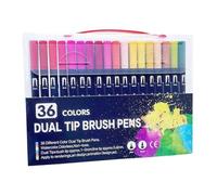 Libro Da Colorare - Set Di Matite Acquerellabili Ad Asciugatura Rapida Da 11,02x8,66 Pollici, Attività Di Pittura Divertente Su Entrambi I Lati, Libro D'arte In Carta Inglese | Regalo Di Sviluppo Educ