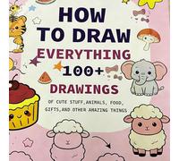 Libro da disegno, guida artistica creativa passo dopo passo, divertenti attività di schizzo interattive con semplici istruzioni, sviluppa l'immaginazione, abilità motorie, ideale per bambini