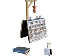 Libro da gioco dell'impiccato stampato in 3D, PlayBook'd - L'impiccato, gioco da tavolo magnetico pieghevole per indovinare le parole sportivo, gioco da tavolo di progettazione di libri portat Book-A