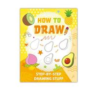 Libro da per relax creativo con motivi a tema alimentare che ispirano l ' espressione artistica Libro da passo dopo passo