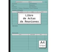 Libro de Actas de Reuniones: Libro de Gestión de Reuniones