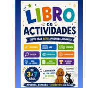 LIBRO DE ACTIVIDADES: Lee, Cuenta y Colorea con mis 10 Mascotas Reales | Cuaderno de Comprensión Lectora, Lógica y Atención para Niños de 3 a 7 Años