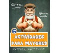 Libro de Actividades para Mayores | Ejercicios mentales, pasatiempos y juegos para la memoria | Estimulación cognitiva