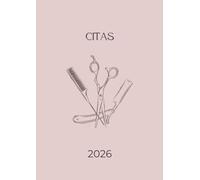 Libro de Citas 2026: Agenda para peluquería y estilistas, día por página con fechas y horas, 4 Empleados (Intervalo de 30 Minutos) | 12 meses,de 7:00 a 22:30 y Calendario de Mes Corriente A4