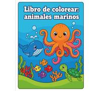 Libro de colorear: animales marinos