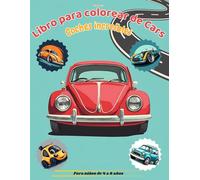 Libro de Colorear de Coches para Niños: Diversión y Aprendizaje con Vehículos Asombrosos para Edades de 4 a 8 Años