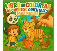 Libro de colorear de cuentos orientales para peques