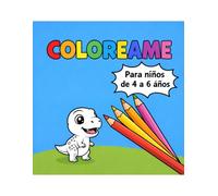 Libro de Colorear de Dinosaurios para Niños de 4 a 6 Años: Dibujos grandes y divertidos para colorear