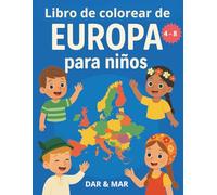 Libro de colorear de Europa para niños
