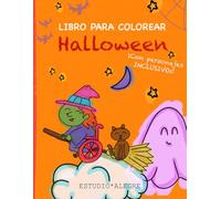 Libro de colorear de Halloween ¡Con personajes inclusivos!: Halloween Coloring book ¡With inclusive characters!