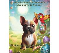 Libro de colorear de Pascua para niños a partir de 3 años.: El nido de Pascua deshabitado
