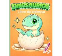 Libro de Colorear Dinosaurios para Niños de 3 a 9 Años: Dinosaurios Kawaii Super Tiernos: 50 Ilustraciones Adorables de Dinosaurios para Niños y Niñas ... y Primeros Lectores (Serie ColorStorms)