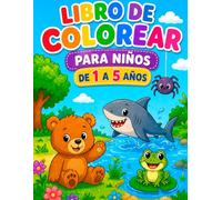 Libro de colorear: Letras y Animales: Para niños de 1 a 5 años