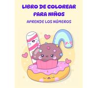 Libro de colorear para niños: Aprende los números 1-25 fácil, sencillo y divertido