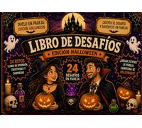Libro de Desafíos: Edición Halloween, 24 Desafíos en Pareja con Juegos, Preguntas y Retos Temáticos