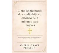 Libro de ejercicios de estudio bíblico católico de 5 minutos para mujeres