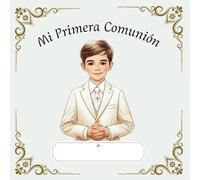 Libro de firmas comunión niños | Libro de firmas, fotos y anécdotas | Primera Comunión detalles | Regalo primera comunión | Regalo Comunión niño: | Mi primera comunión: álbum de recuerdos