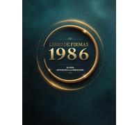 Libro de Firmas Cumpleaños 40 Años de Recuerdos Dorados y Momentos Inolvidables