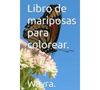 Libro de mariposas para colorear.