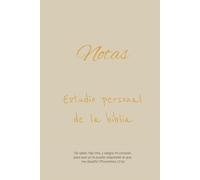 Libro de notas para el estudio personal de la biblia con proverbios seleccionados: Cada página contiene un proverbio de la biblia diferente. Organiza tus apuntes, estudios notas y mucho más