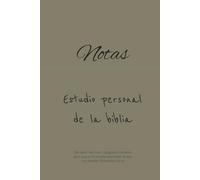 Libro de notas para mi estudio personal de la biblia con proverbios seleccionados de la biblia en cada página: Cada página contiene un proverbio de la ... tus apuntes, estudios, notas y mucho más