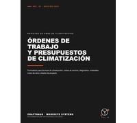 Libro de Órdenes de Trabajo y Presupuestos de Climatización (HVAC): Formularios para Técnicos de Climatización, Llamadas de Servicio, Mantenimiento, Materiales, Mano de Obra y Totales de Proyecto