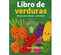 Libro de verduras: dibujos para colerear - actividades