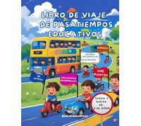 LIBRO DE VIAJE DE PASATIEMPOS EDUCATIVOS: PASATIEMPOS AL AIRE LIBRE. MEJORA LA ATENCIÓN. LIBRO DE ACTIVIDADES Y JUEGOS EN VACACIONES. PASATIEMPOS ... LETRAS, UNE LOS PUNTOS, ENCUENTRA DIFERENCIAS