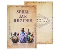 Libro degli incantesimi delle streghe - Guida portatile alla stregoneria, Manuale dettagliato dei contenuti magici, Riferimento alla pratica dei maghi, Libro di studio compatto, Strumento di apprendim