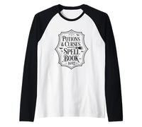 Libro degli incantesimi Pozioni e Maledizioni 1692 Magia Maglia con Maniche Raglan