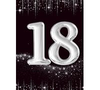 Libro degli Ospiti 18 Anni Elegante Nero e Argento con Copertina Rigida. Guestbook Diciottesimo Compleanno, 100 Pagine Carta Color Crema per Dediche, ... Idea per un regalo duraturo nel tempo