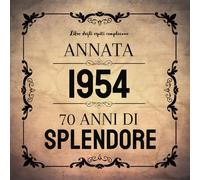 Libro Degli Ospiti 70 anni: Regalo Compleanno papà mamma , 100 pagine di auguri e foto da completare
