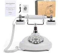 Libro degli ospiti audio per matrimoni, registra messaggi audio personalizzati con libro degli ospiti retro telefono audio libro degli ospiti per matrimoni, feste di compleanno, confessioni, messaggi