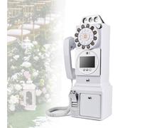 Libro Degli Ospiti Audio Retrò Classico, Registra Messaggi Audio Personalizzati Per Telefono Fisso, Per Feste, Matrimoni, Compleanni, Noleggi, Confessioni,White-64GB