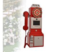 Libro Degli Ospiti Audio Retrò Classico, Registra Messaggi Audio Personalizzati Per Telefono Fisso, Per Feste, Matrimoni, Compleanni, Noleggi, Confessioni,Red-32GB