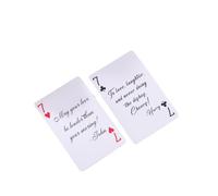 Libro degli ospiti di nozze carte creative - Carte da gioco personalizzate, registro visitatori personalizzato, mazzo di carte unico per firme, mazzo di carte personalizzato per matrimoni