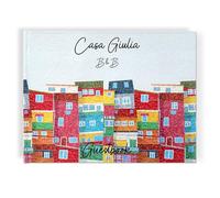 Libro degli Ospiti, Libro di Benvenuto per casa Vacanze, Libro degli Ospiti b&b, Libro dei visitatori per recensioni, Libro degli Ospiti per affitti turistici Tema Città (Città)