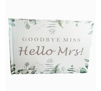 Libro degli Ospiti Matrimonio, 48 Pagine / 96 Sided Guest Book Matrimonio, Floral Eucalyptus Libro Degli Ospiti Compleanni Per Matrimoni, Anniversari, Baby Shower (20 x 15cm)