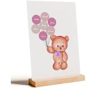 Libro degli ospiti per baby shower e battesimo in rosa o blu, baby shower giochi da compilare, decorazione per baby shower, decorazione per bambini e ragazzi, regali creativi per baby shower,