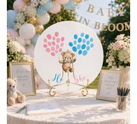 Libro degli ospiti per la celebrazione del battesimo con albero delle impronte digitali per neonati, decorazione per festa di nascita per tema bimbo o bimba 1 setFumettoPMMA