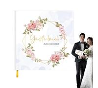 Libro degli ospiti per matrimoni, registro degli ospiti per feste di matrimonio, libro degli ospiti unico, elegante libro degli ospiti per ricevimenti di nozze e feste di compleanno