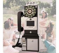 Libro degli ospiti per matrimonio con messaggi audio vintage, stile retrò anni '60, telefono 1080p, perfetto per raccogliere ricordi a matrimoni ed eventi