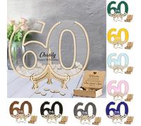 Libro Degli Ospiti Personalizzato Per Il 60 Compleanno Testo Del Nome Libro Degli Ospiti Creativo Per Il Compleanno Festa Di Compleanno 60 Anni Compleanno Uomo Donna (stile 11)