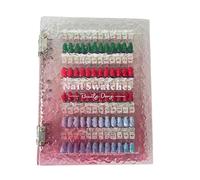 Libro dei colori delle unghie - Gel Nail Display, strumento di raccolta polacco fai da te | Kit di vetrina campione di colore rimovibile, raccoglitore di riferimento per manicure compatta,
