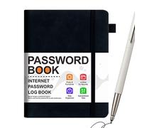 Libro dei della password - Schede alfabetiche Organizzatore di accesso Internet, Indirizzo tascabile Journal | Registri di dati sensibili sicuri, Gestione report