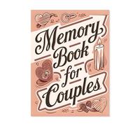 Libro dei ricordi - Agenda giornaliera per coppie, diario di appuntamenti, diario d'amore personalizzato, memorie d'amore per coppie spesse, agenda giornaliera per matrimoni, appuntamenti