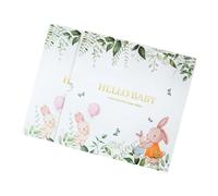 Libro dei ricordi del bambino con pagine fotografiche delle pietre miliari delle impronte delle mani e dei piedi sezioni di carta regalo per neonati ideale per i genitori