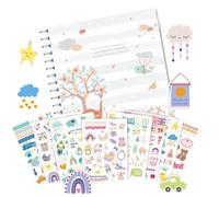 Libro dei ricordi della crescita, libro dei ricordi per il primo anno, diario senza, semplice per eventi, forniture per bambini per ragazzi