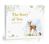 Libro dei ricordi per bambini e bambine, album dei ricordi per bambini o | Libro per i primi 5 anni con tasca, idea regalo per la mamma dalla gravidanza ai 5 anni